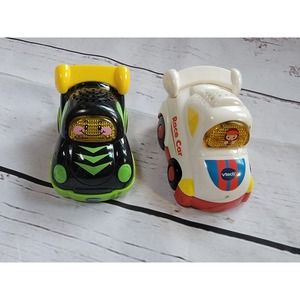 Vtech Go Go Smart Wheels Interactive RACE CARS Lights Sound Works Lot of 2